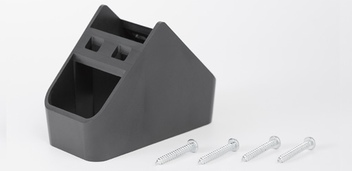 Shipping kit - surface mounting corner